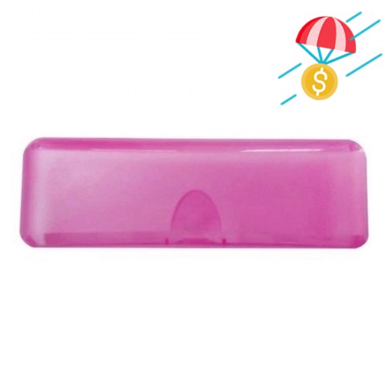 Estojo Multiuso Nitron cores rosa e transparente 1 unidade